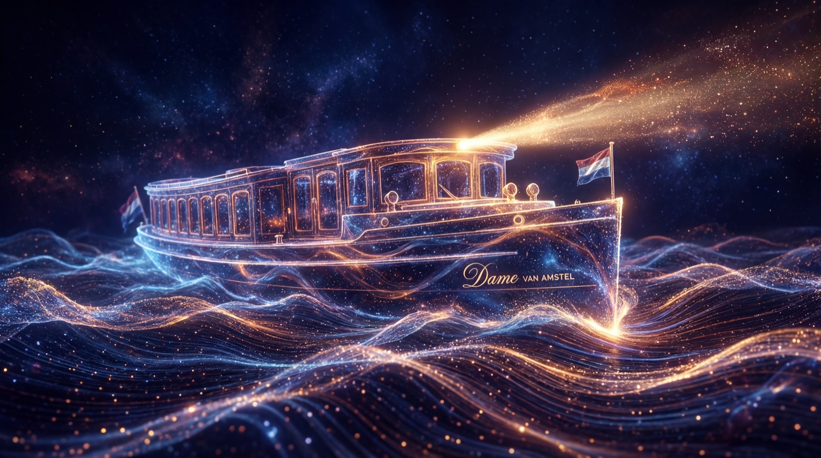 Dame van Amstel, the salon boat of Marketing Automation Masters 2026